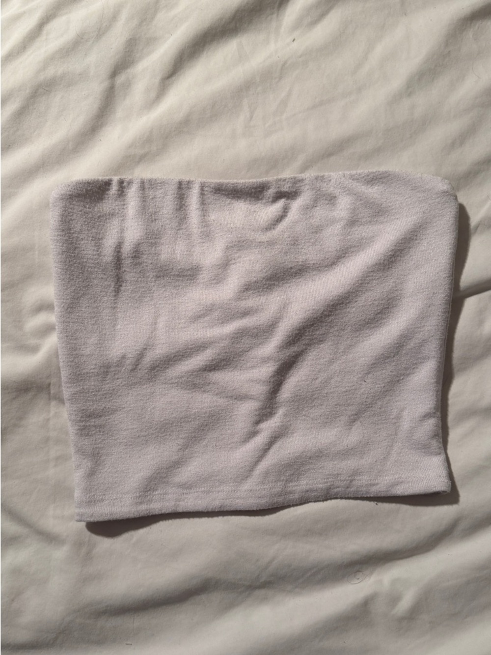 Wilfred Free White Strapless Tube Top